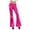RD2, variant on Womens Plus Size Pants Shiny Metallic Flared High Waisted Stretchy Bottom Wide Leg Trousers Loose Casual Leggings for Women BU1 L