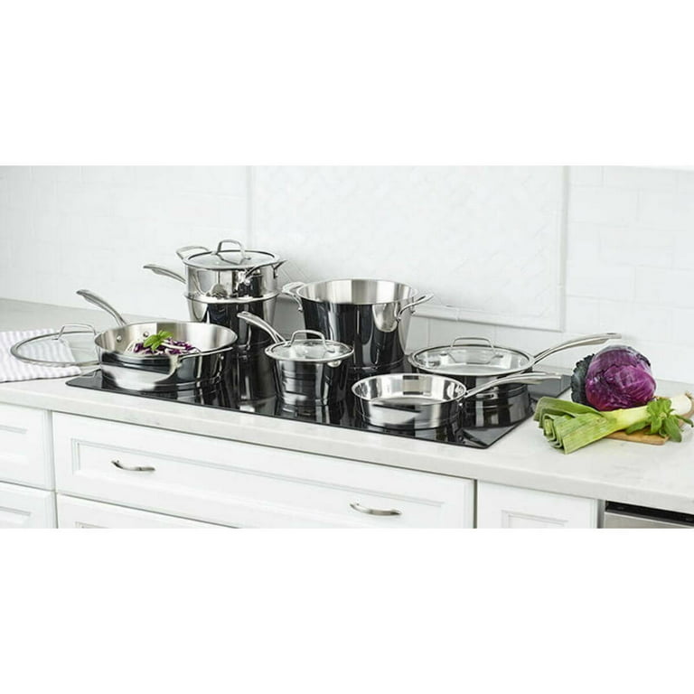 Cuisinart Classic 13pc Hard Anodized Cookware Set Silver/black : Target