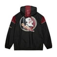 thumbnail image 3 of Men's Mitchell & Ness Black Florida State Seminoles Team 3.0 Anorak Half-Zip Hoodie, 3 of 6