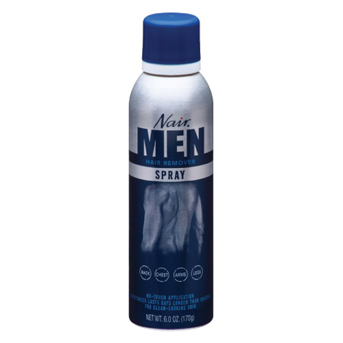 Nair Hair Remover Spray For Men 6 Oz, 2 Pack