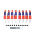 thumbnail image 1 of crativent Pack of 8 Drone Propeller Plastic Double Sided Props Portable Part with Screw Screwdriver Set Replacement for Mini 3 Pro White Blue Red 1Set, 1 of 6
