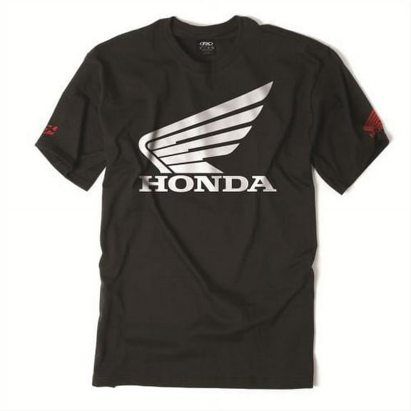Honda' Big Wing T-Shirt (Black, X-Large)