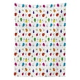thumbnail image 3 of Ambesonne Ladybugs Tablecloth Rectangular Table Cover, Dot Insects Illustration, 60"x84", Multicolor, 3 of 4