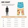 thumbnail image 2 of Salouo Hello Summer1 Print Women's Pajama Pants Casual Loose Sweatpants PJs Flowy Pants Drawstring Palazzo for Women Wide Leg Pants Lounge Pajama -XX-Large, 2 of 8