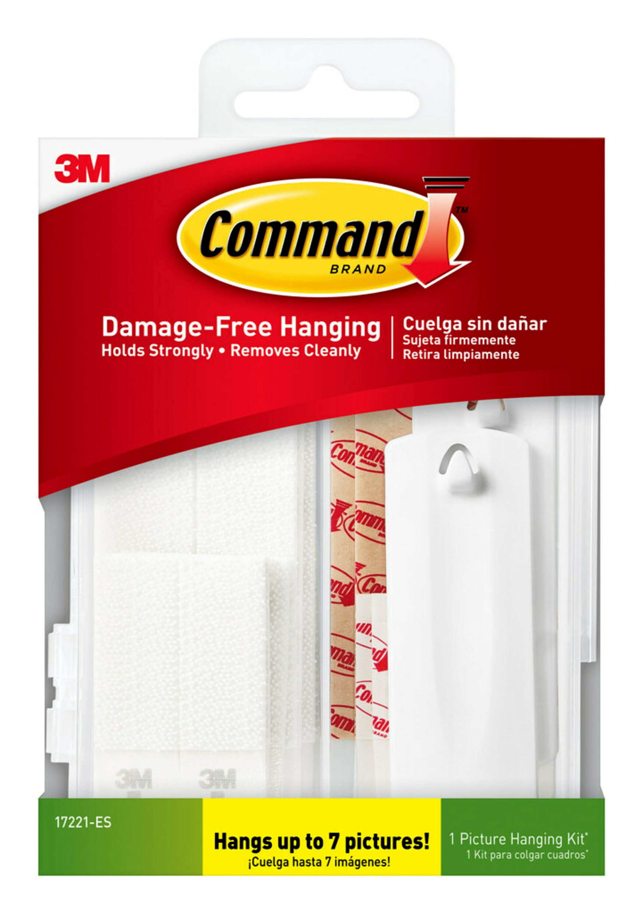 Command Picture Hanging Variety Kit, 24 pieces, Hangs up to 7 pictures ...