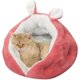 thumbnail image 1 of Cama para Gatos/Perros Sofá para Gatos con Sueño Profundo para Mascotas Suaves y Cómodas en Invierno MZ127 50 * 50 * 35 CM, Rosa, 1 of 5