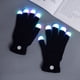 thumbnail image 2 of Guante Rave LED 2026, Guantes Iluminados con los Dedos, Guantes con Luz de 7 Colores Que Se Muestran con los Dedos para Adorar, Iluminar (Negro a,Paquete de 2), 2 of 7