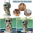 thumbnail image 4 of Colgante de esqueleto de coche de resina, espejo retrovisor colgante, columpio, decoración de calavera (sin hablar), 4 of 8
