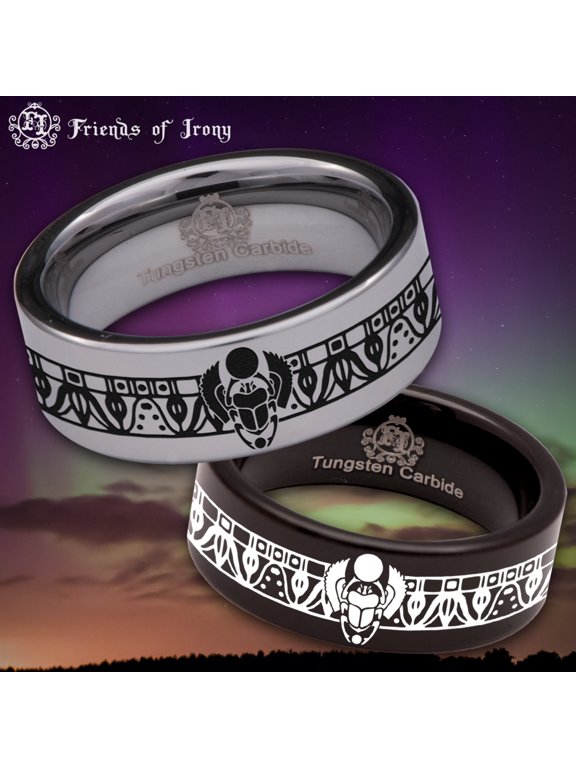 Scarab Tungsten Carbide Ring