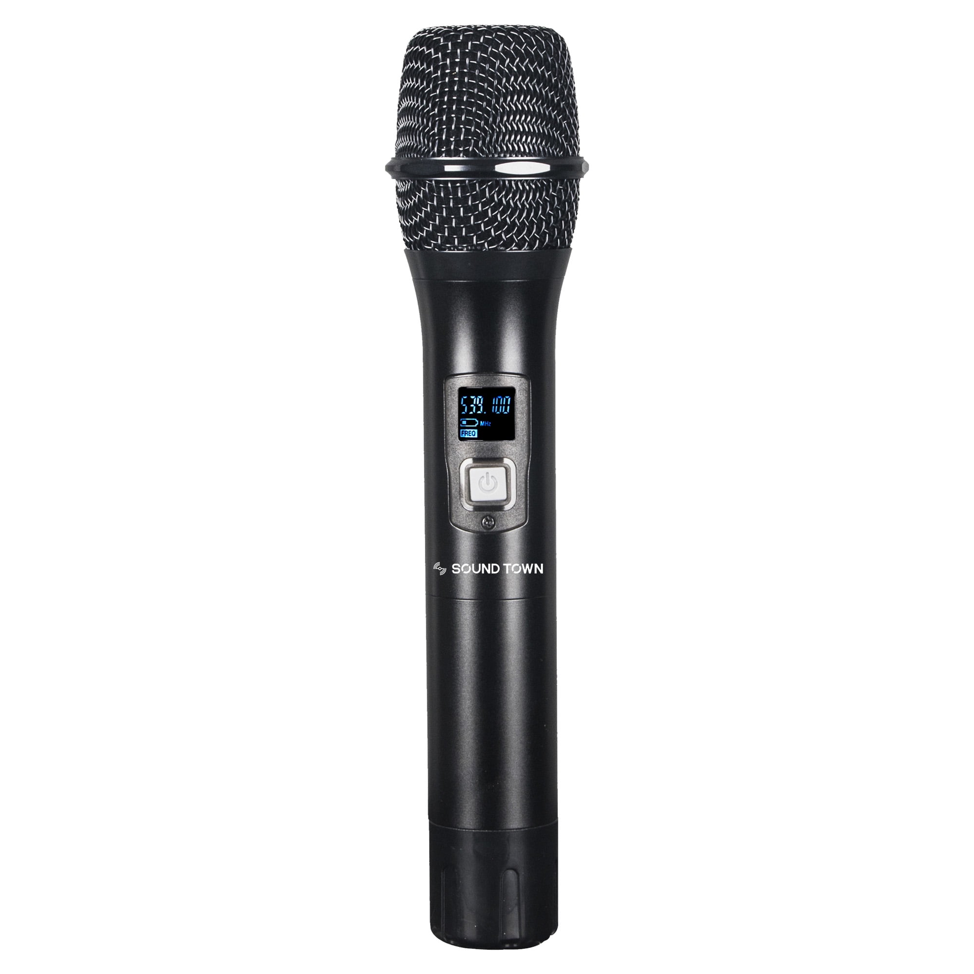 Sound Town 200 Channels Professional UHF Wireless Microphone System with Rack Mountable Metal Receiver and 2 Handheld Mics, for Church, School, Sound Town 200 Channels Professional UHF Wireless Microphone System with Rack Mountable Metal Receiver and 2 Handheld Mics, for Church, School,