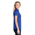 thumbnail image 3 of Port Authority Adult Female Women Electric Heather Polo True Royal 4X-Large, 3 of 6