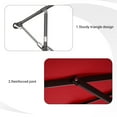thumbnail image 4 of ACEGOSES 10ft Outdoor Patio Umbrella, Round Canopy Offset Umbrella for Villa Gardens, Lawns and Yard,Red, 4 of 6