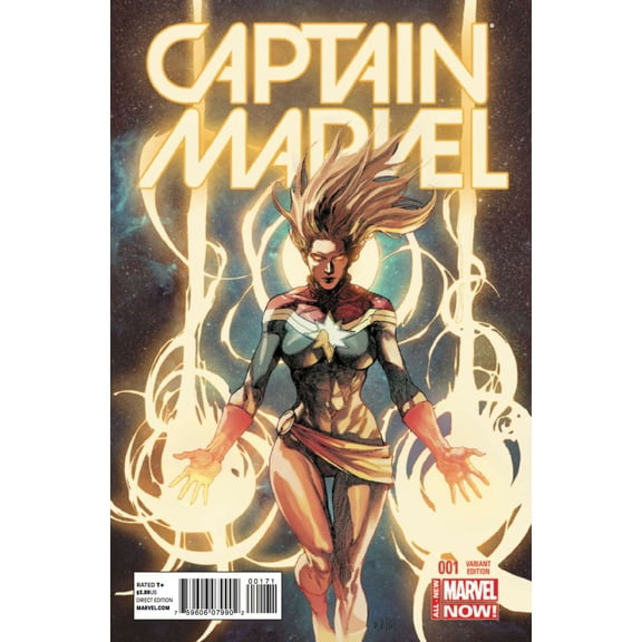 Captain Marvel (9th Series) #1B VF ; Marvel Comic Book
