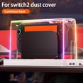 thumbnail image 6 of QHUDLV Dust Cover for Switch 2 (2025), HD Clear Acrylic Protective Case for Switch 2 Anti-Scratch Waterproof Dock Cover for Switch 2 Console & Charging Dock, No-Assembly Snap-On Design, 6 of 9