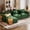 Green, variant on WACASA 113" Oversized Modular Sectional Sofa with Deep Seat, Large 4-Seater L Shaped Couch Set with Movable Ottoman and Throw Pillows, Comfy Chenille Cloud Couch for Living Room, Beige