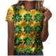 thumbnail image 2 of Xuyuer St Patricks Day Shirt Women Summer T-Shirts Shamrock Tee St Patrick's Day Round Neck T-Shirt Funny Irish Lucky Shamrock Short Sleeve Casual Tops, 2 of 7