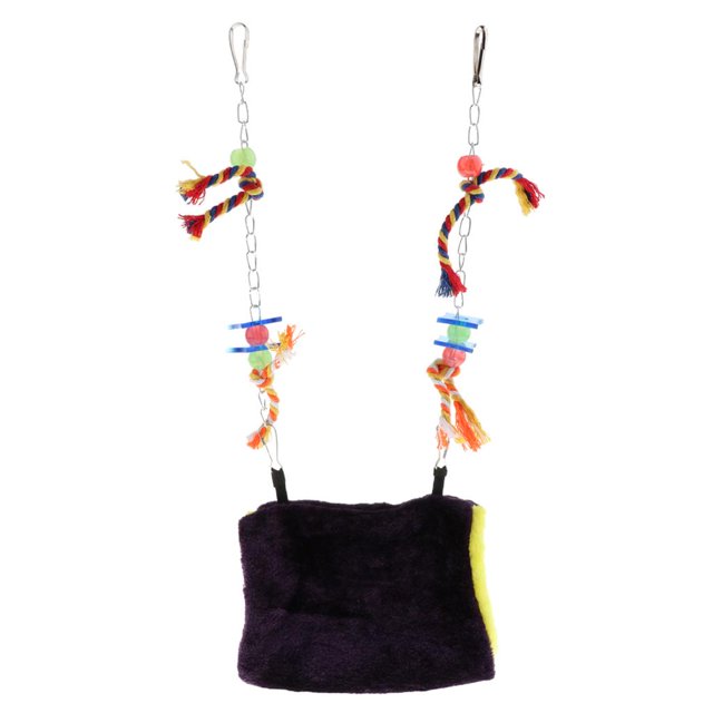 Nido de Cálido Sunnimix Columpio Juguete Grande Bird Parrot Cotton Nest