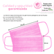 thumbnail image 4 of Cubrebocas Tapabocas Tricapa Rosa adulto 1000 Pzs LINIUM HEALTH rosa adulto, 4 of 7