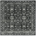 thumbnail image 2 of SAFAVIEH Evoke Ronald Bordered Area Rug, Charcoal/Ivory, 3' x 3' Square, 2 of 12