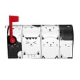 thumbnail image 2 of Lsque Doodle Cute Cat Mailbox Cover Standard Size ,Magnetic Mailbox Covers Post Wraps Letter Box Cover -21x18 in, 2 of 9