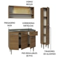 thumbnail image 4 of Mueble de Cocina Compacta Madesa Emilly 137 cm con Tarja de Acero Inoxidable, 4 of 10