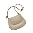 thumbnail image 2 of Bolso de hombro para mujer, bolso de mano de PU, bandolera ligera e informal con cremallera Caqui, 2 of 8