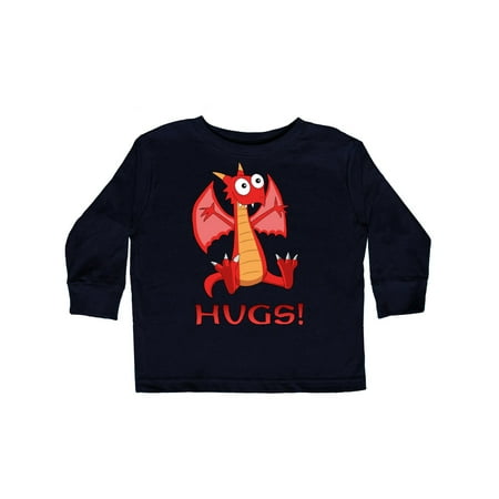 

Inktastic Dragon Hugs Gift Toddler Boy or Toddler Girl Long Sleeve T-Shirt