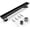 Matte Black, variant on Shower Drain Offset for Bathroom: 24-Inch Brushed Nickel Linear Shower Drain with Removable Tile Insert Grate - 304 Stainless Steel Rectangular Shower Floor Drain Side Outlet with Hair Catcher