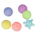 thumbnail image 4 of Sensory Ball Toy, Textured Ball Set Soft Funny Safe  For Home For Infant Multicolor,Warm Color, 4 of 8