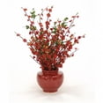 thumbnail image 1 of Distinctive Designs Brique de 9881 Internationale Fleurs Rouges dans un Vase Rouge, 1 of 1