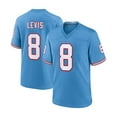 thumbnail image 1 of NFL Titans Titans 8#Light Blue New Jersey Embroidered Football Jersey - LU, 1 of 2