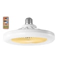 thumbnail image 4 of Ventilador de techo con luz LED de 30 W, moderno, con temporizador de atenuación de luz, ventilador silencioso Amarillo, 4 of 8