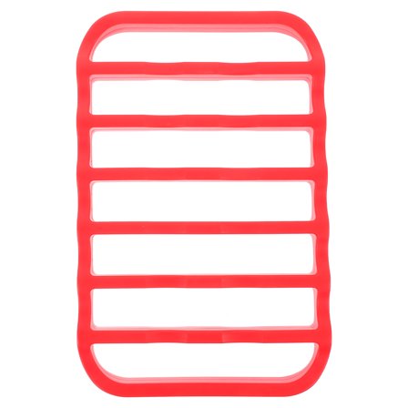 NICEXMAS Silicone Non Stick Cooling Rack Red for Cooking Enthusiasts 1Set