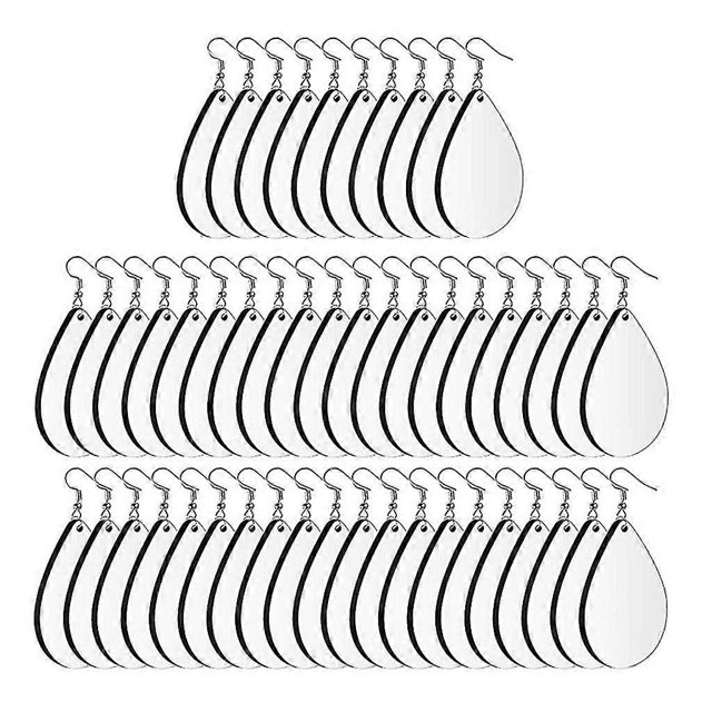 Pendientes de Sublimación Yuxing 50 Unidades Ganchos para Mujer Joyería Artesanal