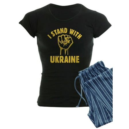 

CafePress - I Stand With Ukraine - Women s Dark Pajamas