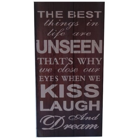 Cheungs 'The Best Things in Life' Print on Wood