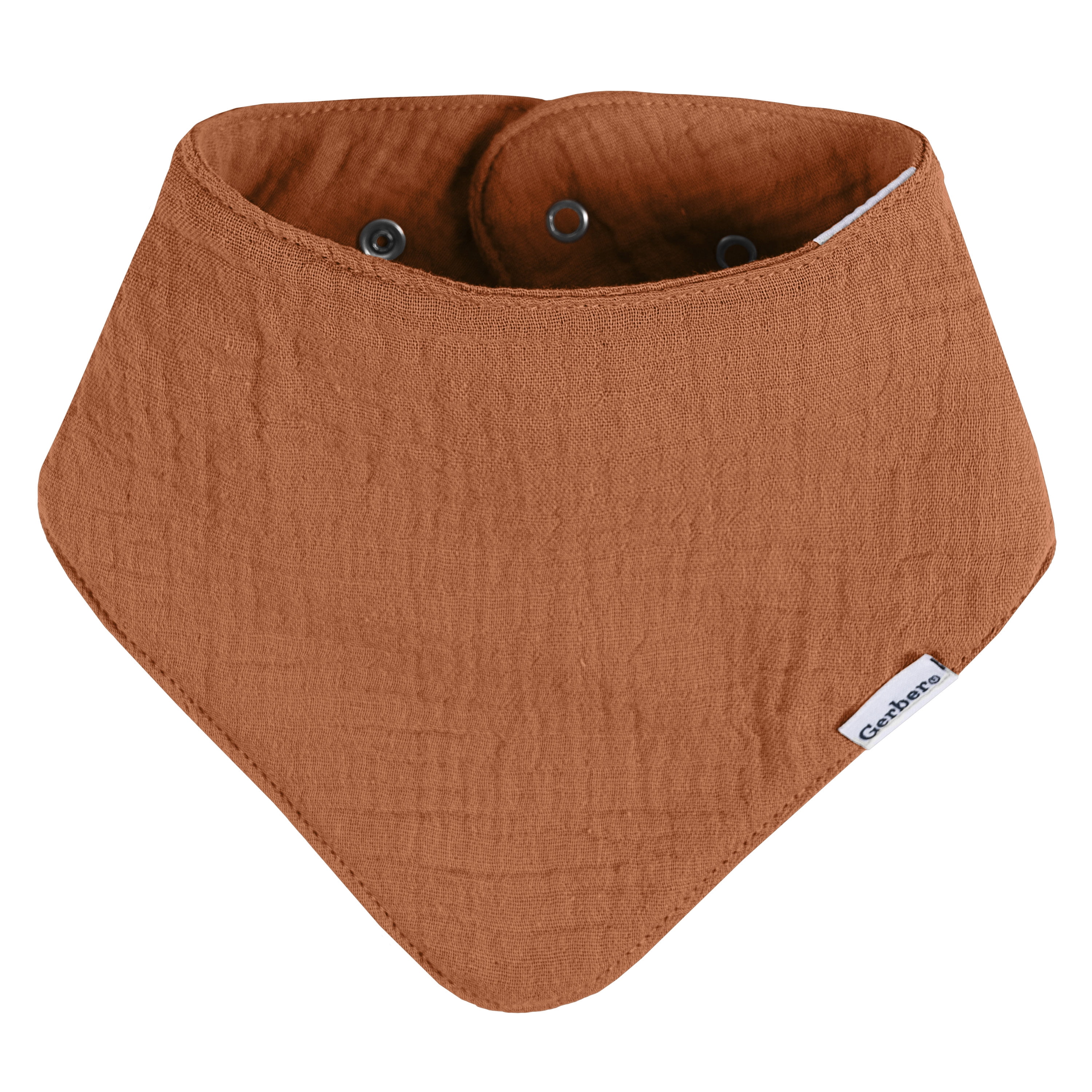 Gerber Baby Neutral Muslin Bandana Bibs, 10-Pack, One Size