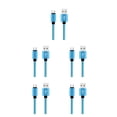 thumbnail image 2 of Cateissary Venta caliente 18.5cm 5V2.4A Micro USB Cable Nylon Trenzado Carga rápida Teléfono móvil USB Cable para Type5 NO5, 2 of 4