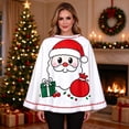 thumbnail image 2 of FUZHIQ Men Women Poncho Cloak for Adult Christmas Party Outfits, 2 of 5
