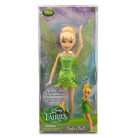 Disney Store exclusive  Fairies Tinker Bell My Wings Flutter Doll 
