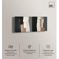thumbnail image 2 of Neutral Passageways Pair Canvas Print Gold Wall Art Set by Art Remedy, Gallery Wrapped, 24 x 24, 2 of 6