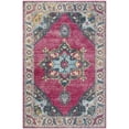 thumbnail image 6 of SAFAVIEH Merlot Collection MER108R Fuchsia / Multi Rug, 6 of 9