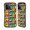 Tiles, variant on Head Case Designs Officially Licensed Looney Tunes Patterns Black Hybrid Case Compatible with Apple iPhone 11