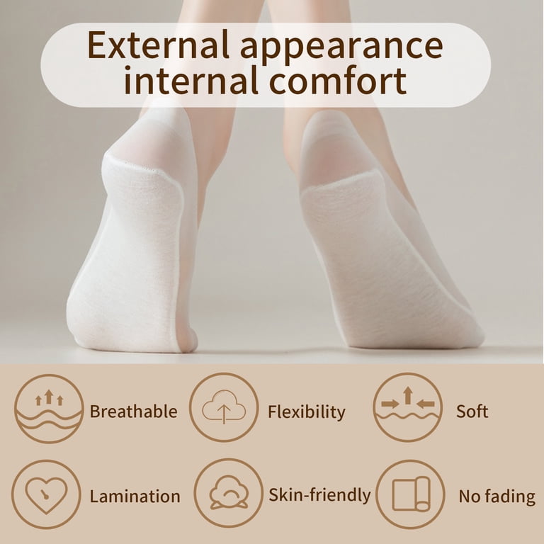 No Show Socks Womens Women Invisible Low Cut Liner Socks Anti Slip Ultra Thin Girls Socks