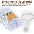 thumbnail image 4 of 6 inch 50 Piece Heavy Duty 5mm Ball Bungee Canopy Cord By Wellmax, White Color, 4 of 9