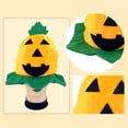 thumbnail image 4 of Sombrero de bruja fresco de calabaza para niños para disfraz de Halloween, accesorio para niños, escuela, hogar, fiesta, sombrero, accesorios AweSitey JR0514-04, 4 of 6