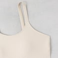 thumbnail image 6 of Ohufall Women's Bikini Sets Colorblock Trim 2 Piece Swimsuit High Waisted Bathing Suits for Women Scoop Neck Adjustable Spaghetti Straps Bikini Swimwear, 6 of 7