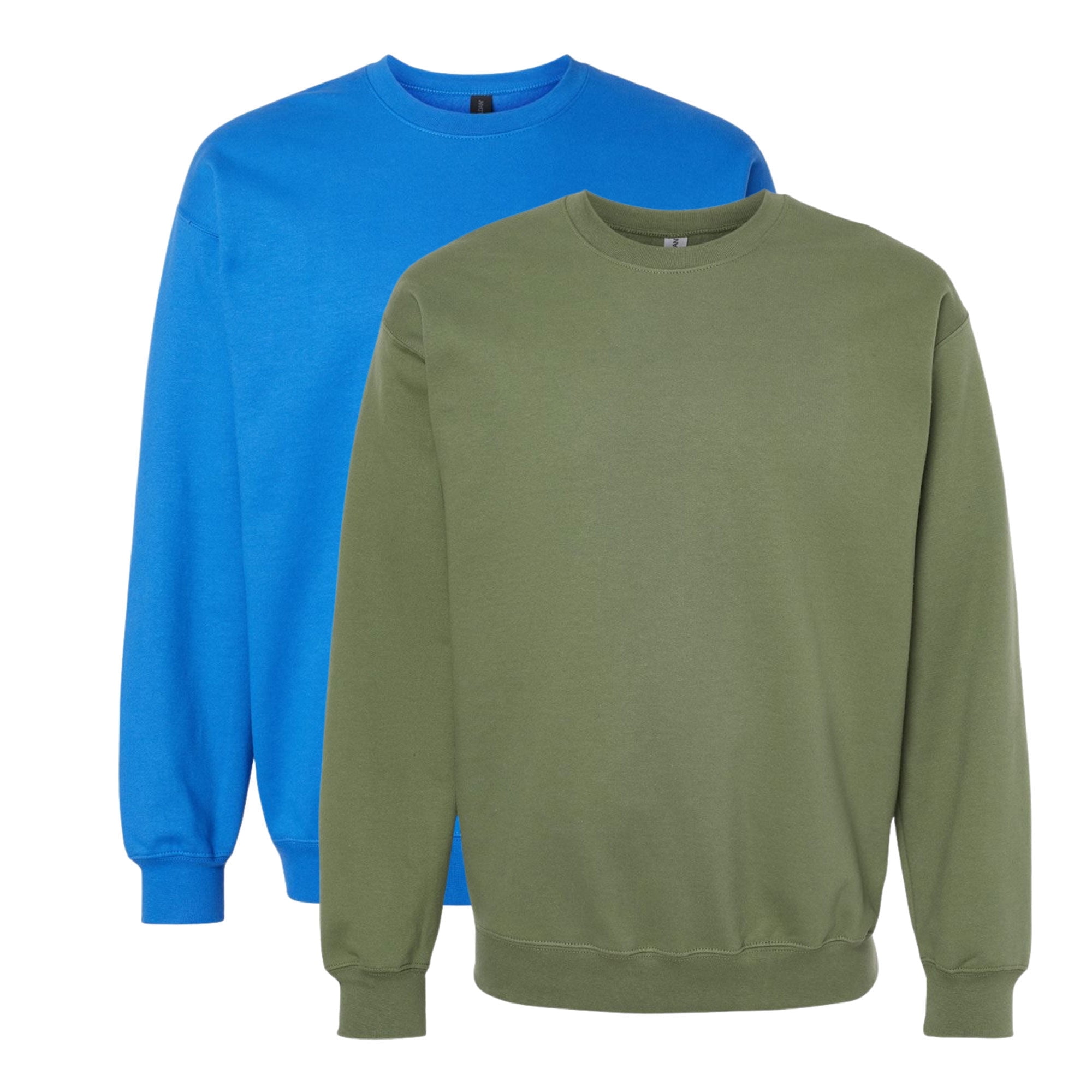 Unisex Softstyle Midweight Crewneck Long Sleeve Sweatshirt, 80/20