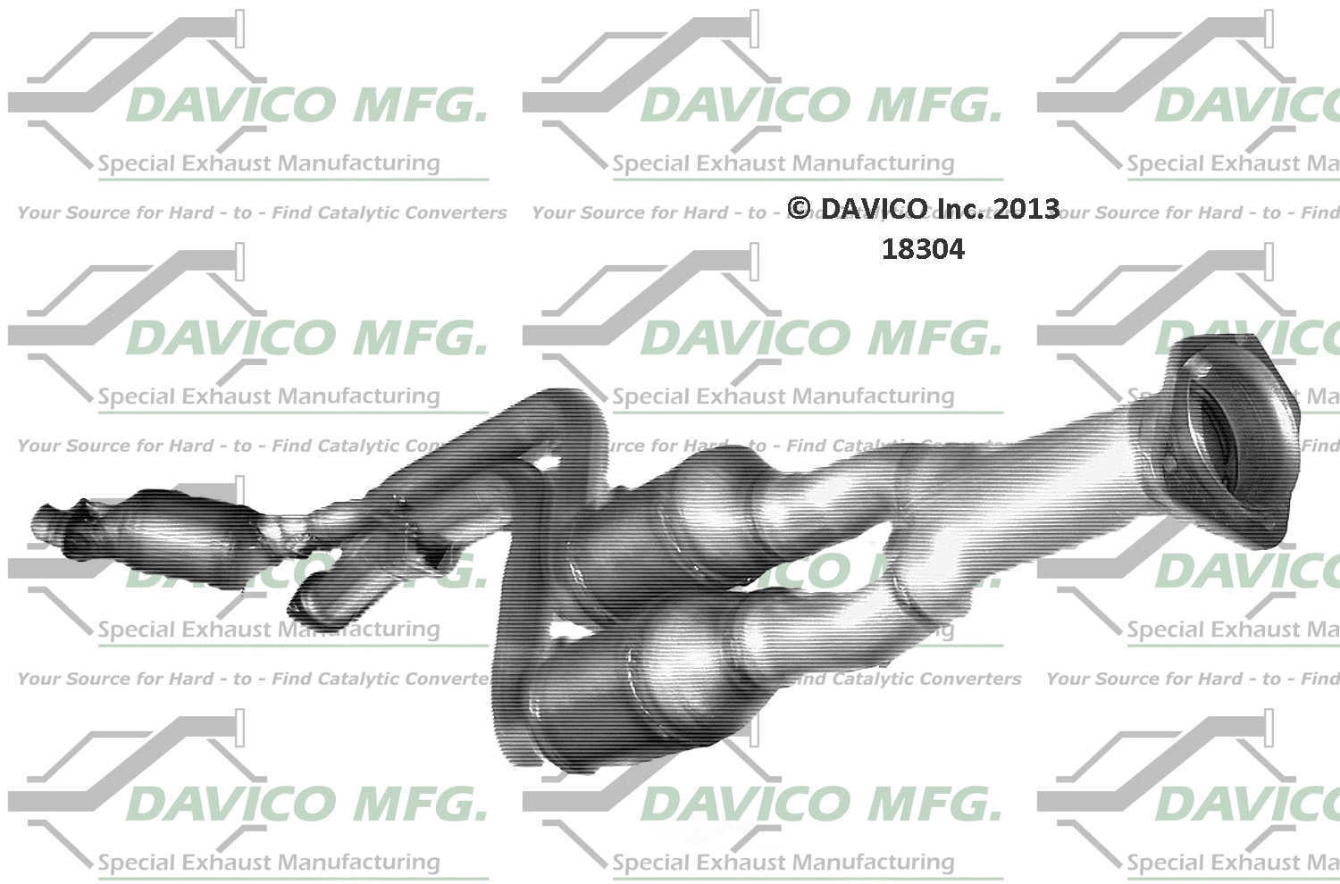 Davico Mfg 18304 Direct-Fit Catalytic Converter