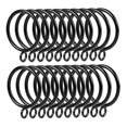 thumbnail image 4 of CRAFTHROU 24pcs Metal Curtain Hanging Clip Iron Circular Ring for Bathroom, 4 of 8
